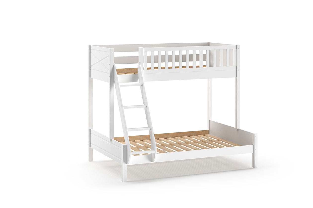 Vipack Scott Triple Sleeper Kids Bunk Bed - White