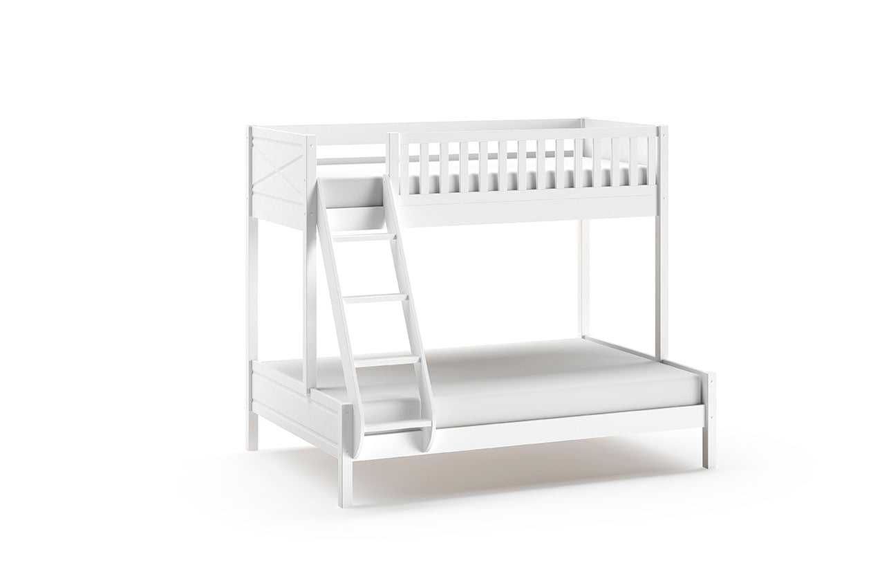 Vipack Scott Triple Sleeper Kids Bunk Bed - White
