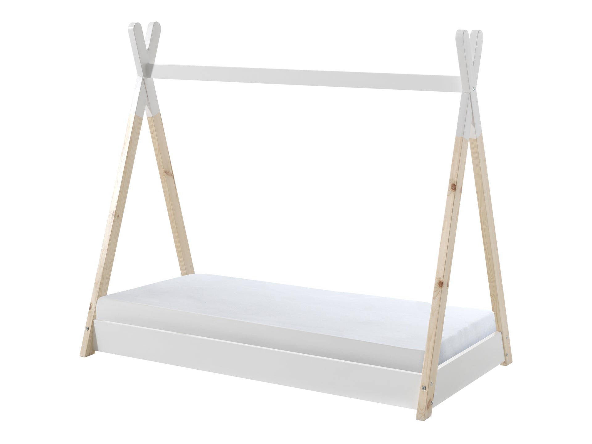 Vipack Tipi Toddler Bed - White