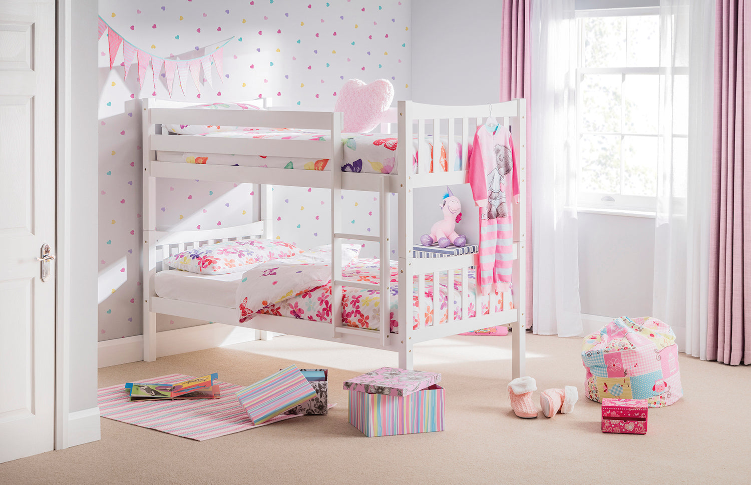 Julian Bowen Zodiac Bunk Bed - White