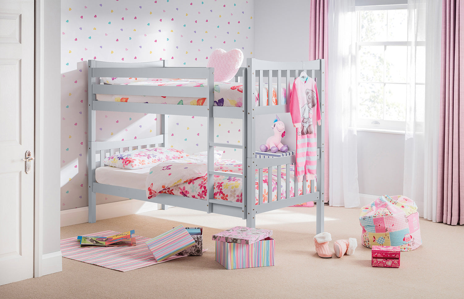 Julian Bowen Zodiac Bunk Bed - Grey