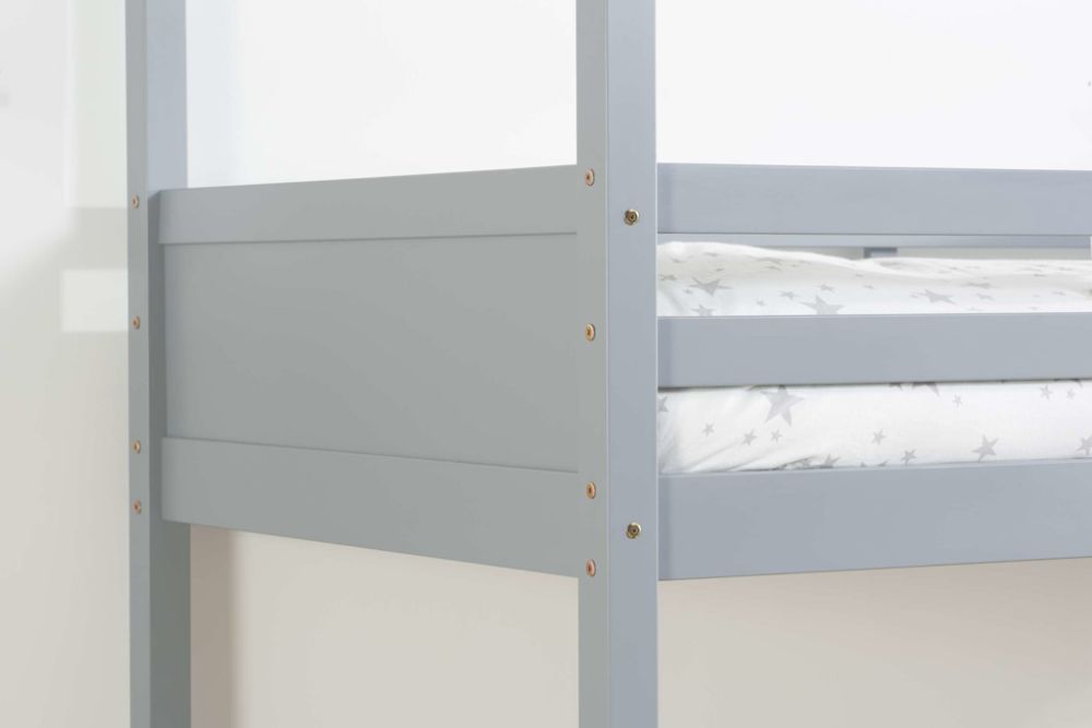 Birlea Home Wooden Bunk Bed in Grey