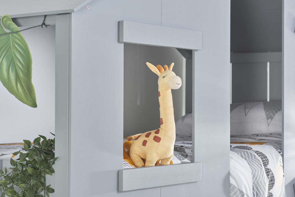 Birlea Safari Adventure Bunk Bed in Grey