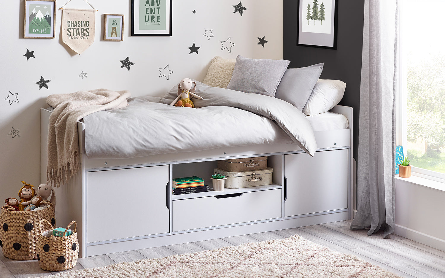 Julian Bowen Atom Low Sleeper - White