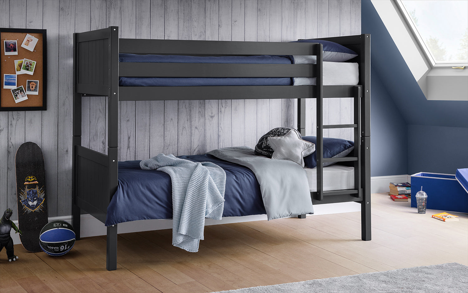 Julian Bowen Bella Bunk Bed - Grey