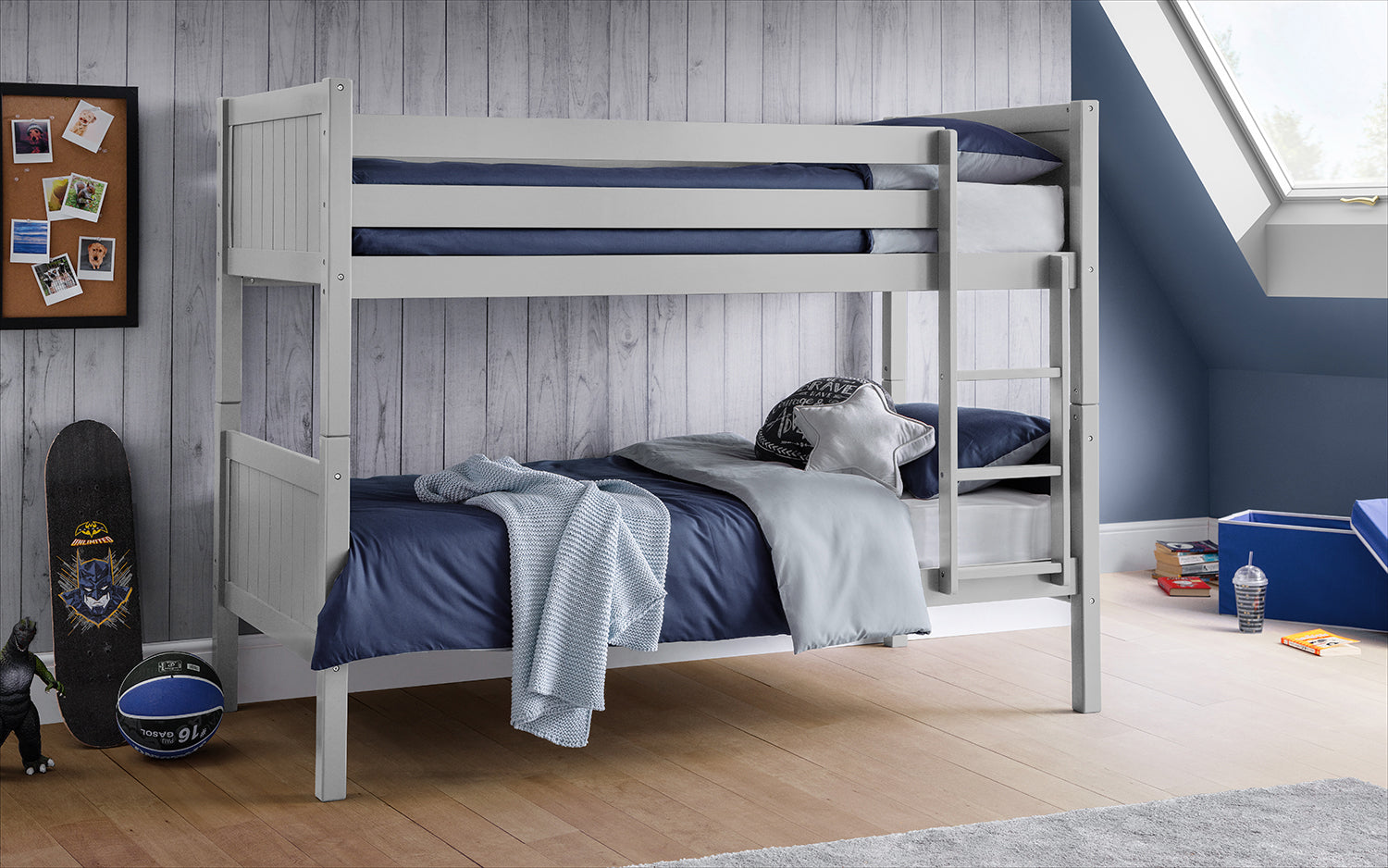 Julian Bowen Bella Bunk Bed - Grey