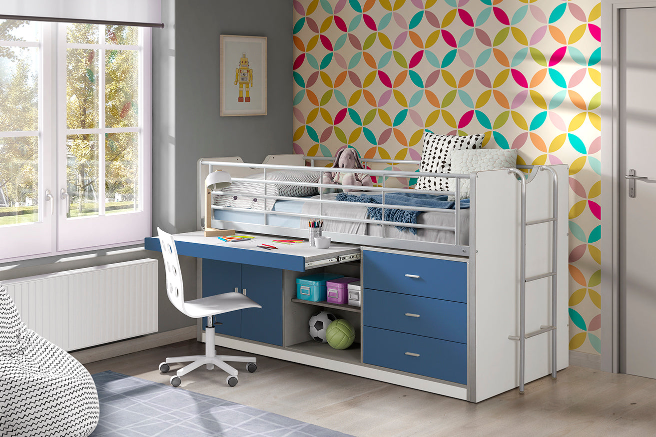 Vipack 2-deurs kledingkast Bonny - blauw - 202x97x60 cm | Leen Bakker Vipack 2-deurs kledingkast Bonny - blauw - 202x97x60 cm | Leen Bakker