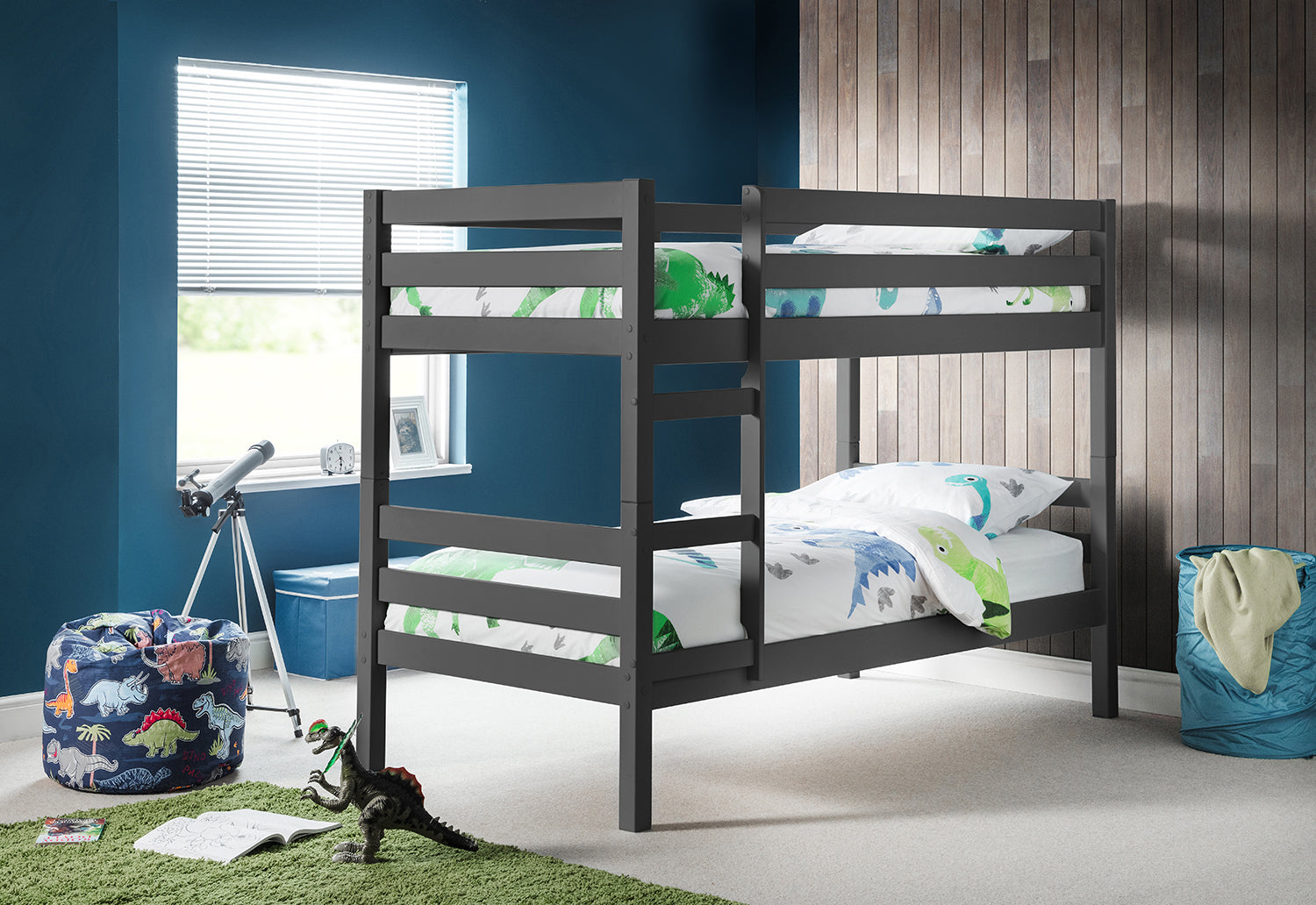 Julian Bowen Camden Bunk Bed - Grey