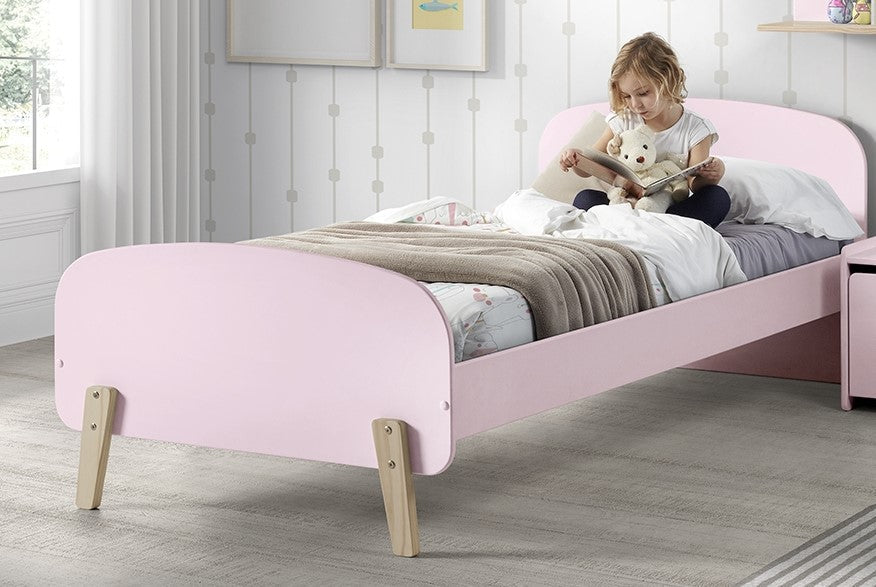 Vipack Kiddy Single Kids Bed - Pink