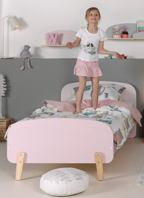 Vipack Kiddy Single Kids Bed - Pink