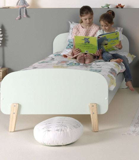 Vipack Kiddy Single Kids Bed - Mint Green