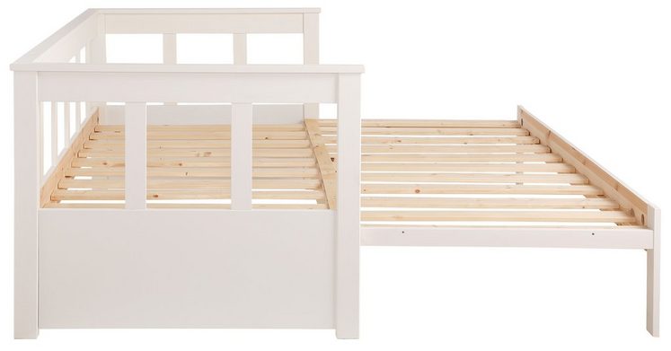 Vipack Pino Pull Out Kids Captain Bed - White