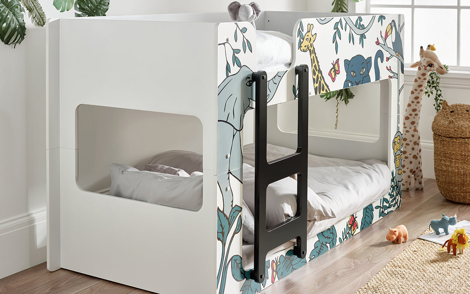 Julian Bowen Safari Bunk Bed - White