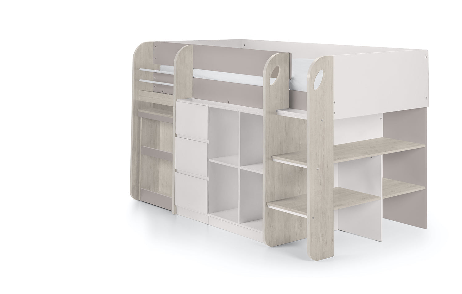 Julian Bowen Saturn Midsleeper Bed - Taupe