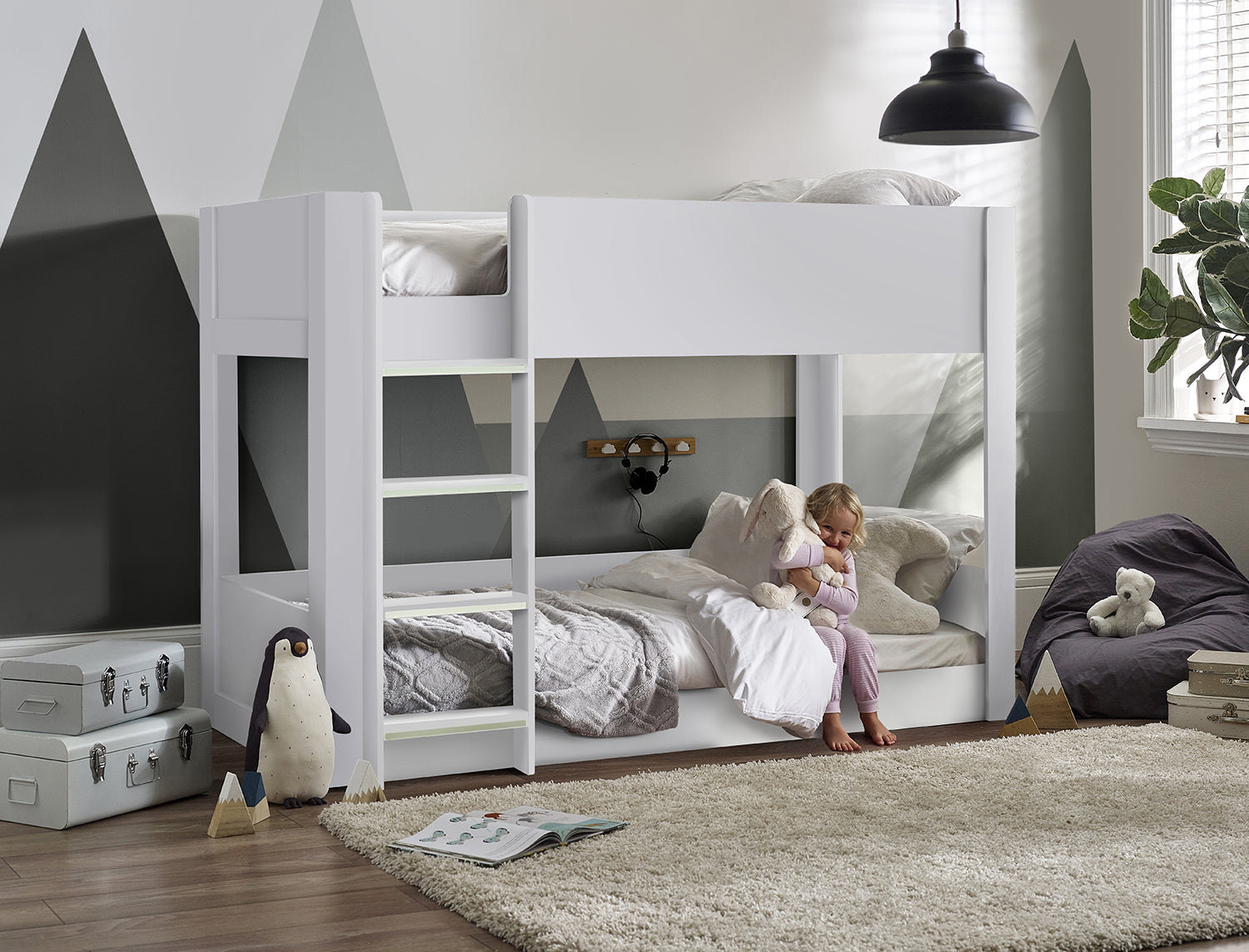 Julian Bowen Solomon Bunk Bed -  White