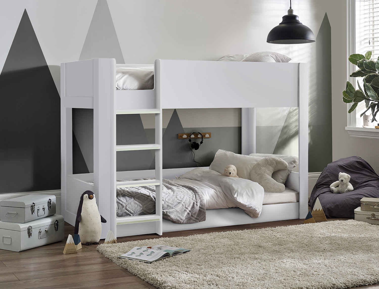 Julian Bowen Solomon Bunk Bed -  White