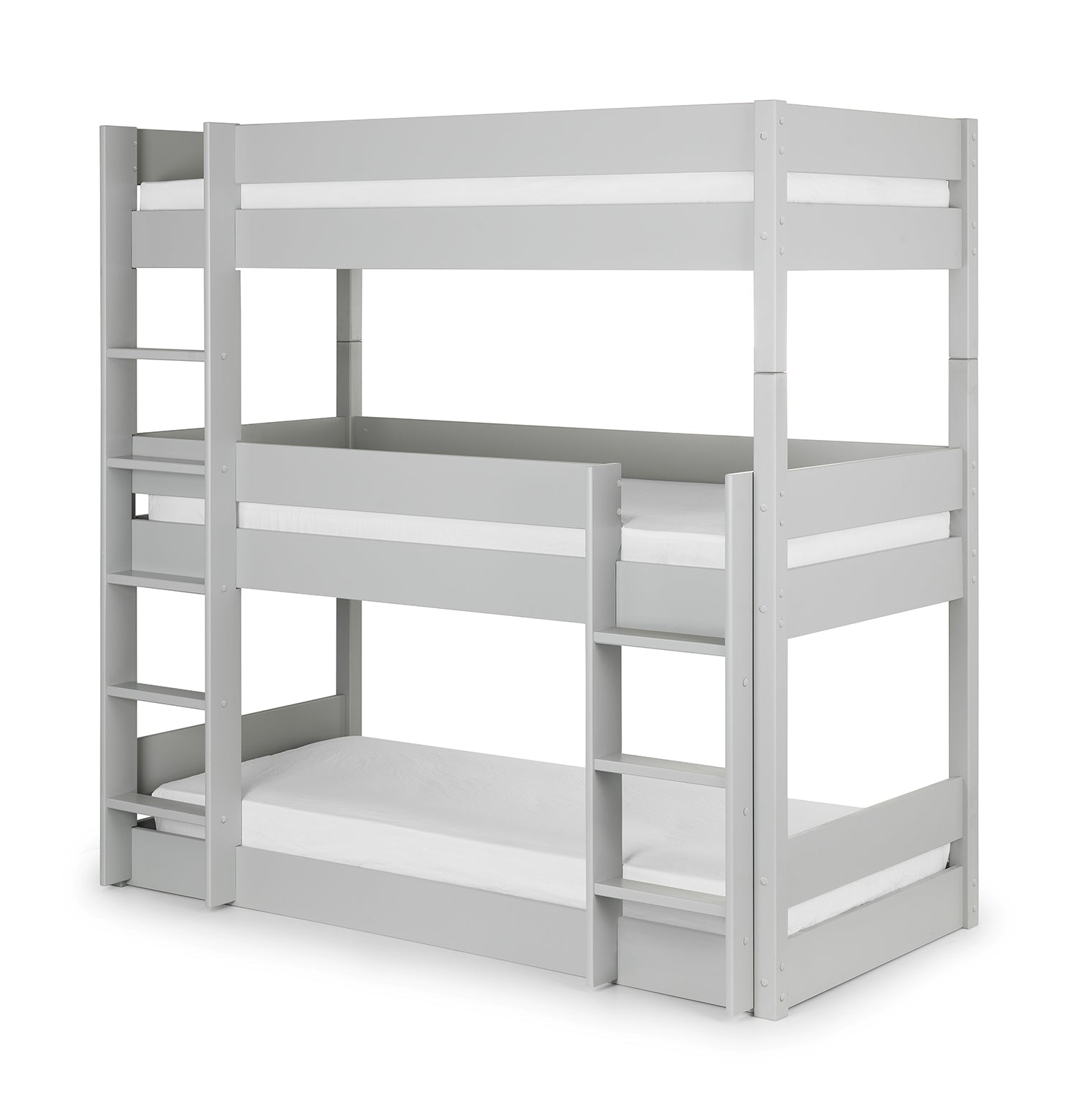 Julian Bowen Trio Bunk Bed - Light Grey