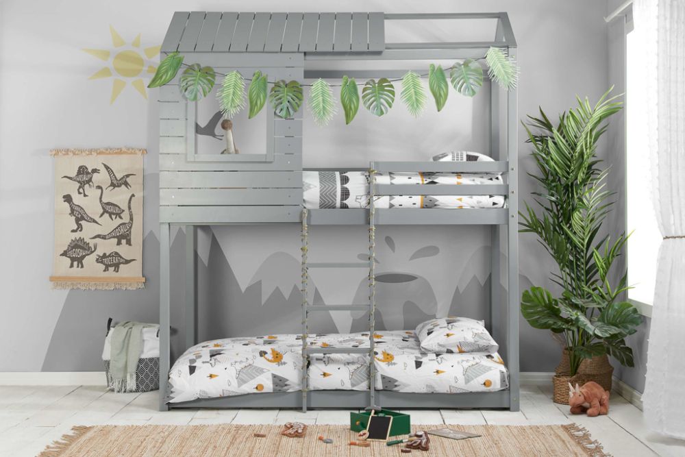 Birlea Adventure Bunk Bed in Grey