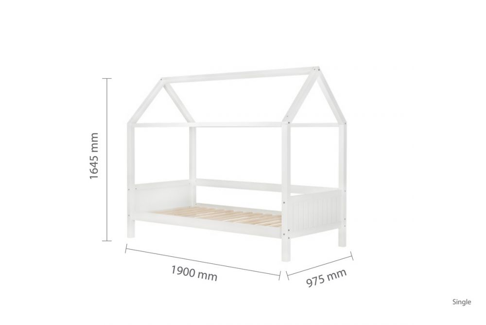 Birlea Home Bed in White