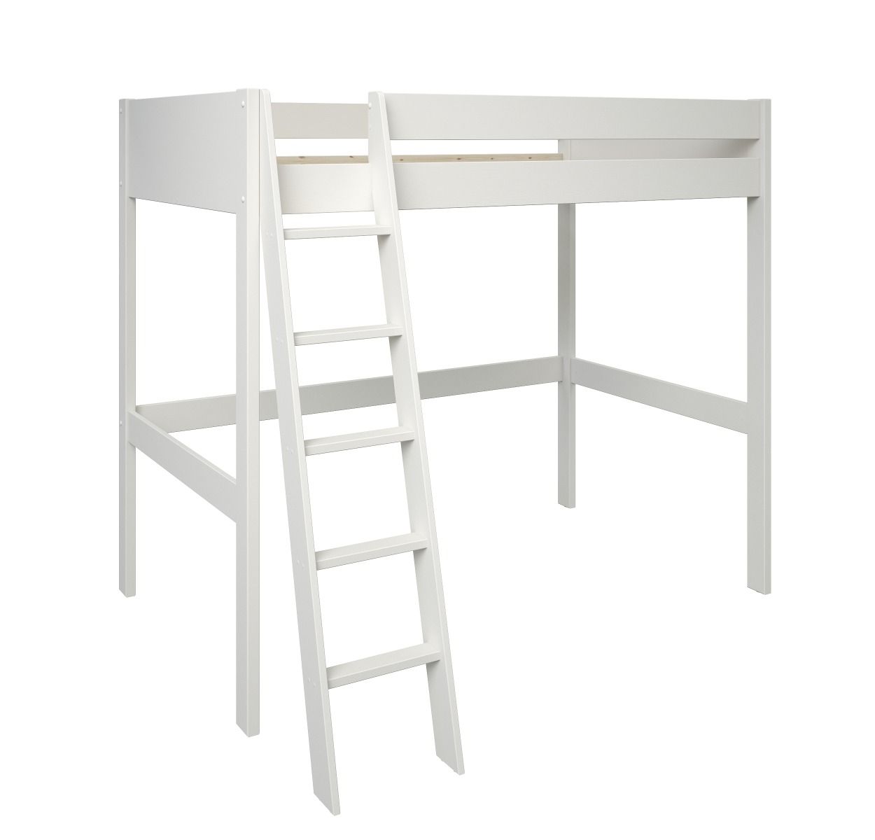 Noomi Tera Solid Wood Small Double Highsleeper (FSC-Certified) - White